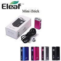 Eleaf Mini iStick 10W 배터리 키트 USB 케이블이 내장 된 1050mAh 가변 전압 박스 MOD 내장 eGo 커넥터 포함 100 % 원본