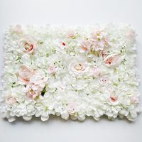 Artificial Rose Flower Wall Hanging Flower Head Mat Silk Ros...