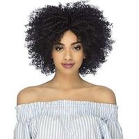 ny anländer kvinnor frisyr kort klipp kinky lockigt svart peruk brasilianskt hår afroamerikansk simulering mänskligt hår lockigt naturlig peruk med bang