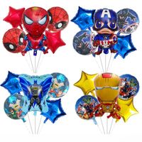 5PCS Avengers Alliance Transformers Iron Man Comic Hero Gold Plated Coin
