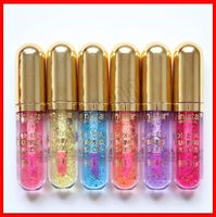 Trucco Lip Gloss Ministar 6 Color Glitter Lip Plumper Gloss 24k Golden Paillettes 3D Hydra Plumping Lipgloss Lipgloss graduale duraturo