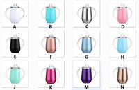 10oz sippy Cup Stainless Steel Wine Glasses Double- Wall Ther...