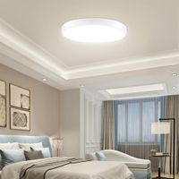 Ultra ince yuvarlak LED tavan lambası yatak odası lambası yuvarlak led tavan lambası, modern minimalist oturma odası mutfak koridor balkon lambaları