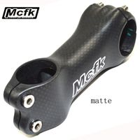 Mcfk Fahrrad-Carbon-Vorbau Radfahren Stem 3K Carbon-Faser-Straßen-Fahrrad-31.8mm Carbon-Faser MTB Mountain Bike Parts Stiele 28.6mm Gabel Stem