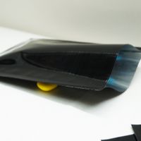 12X18CM Black Plain Pocket 200pcs Black Aluminum Foil Flat B...