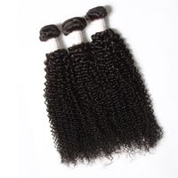 50% de réduction! Irina tissage de cheveux bouclés afro brésiliens bouclés 3pcs bouclés bundles non transformés jerry curl de cheveux humains vierges tissent des cheveux de bohème