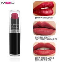 MYG Batom Hidratante Suave Matte Lipstick Waterproof Longa Duração Batom fácil de usar Batom Lip Charming Maquiagem
