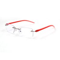 Prescrição Unisex aro Transparente Óculos Moda Mulheres Homens Clear Glass Glasses miopia Optical óculos de armação Azul Vermelho