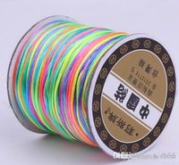 t6332 Boa 150M / 160yards / lot multi cor chinesa nó corda Nylon Rope Cord para bracelete de cristal