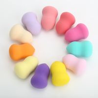 Sp010 Flawless Cosmetic Puff Makeup Tools Svamp Gourd-formad tredimensionell Latexpulver Puff Makeup Beauty Tools Blandning Svamp Puff