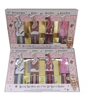 Weihnachtslipgloss Kit Limited Edition Flüssiger Lippenstift Make-up-Set in 4pcs Feuchtigkeitsspendende schillernd schimmernd schimmernd lipgloss langes tragende Lippenkosmetiksammlung