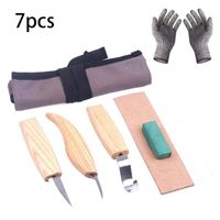 6pcs woodcarving 35ec chisel knives wrenches