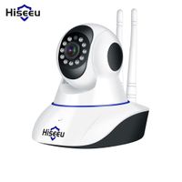 Hiseeu 1080p IP-kamera Trådlös Hem Säkerhetskameraövervakning WiFi Nattvision CCTV Audio Record SD-kort Minneskamera 2MP Baby Monitor