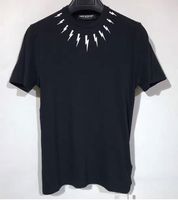 Moda-Yaz T Gömlek Kadın Erkek Üstleri Gömlek Lady Yaz Plaj Giyim Kısa Kollu Tees Neil Barrett Rahat Tshirt