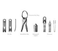 Outdoor-Tool Schlüsselanhänger Schraubendreher Mehrzweck im Freienwerkzeug-Schlüsselanhänger Schraubendreher Schraubendreher-Satz Mini-Schlüsselanhänger mit Schlitz XHCFYZ10