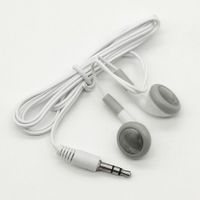 100pcslot Cheapest Disposable Earphone Low Cost Earbuds music Headphone Headset mp3 mp4 For cell phone