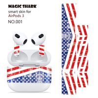 Decorative Cover Skin Sticker Wrapper Pattern for AirPods 3 TWS Earphone Wireless Bluetooth