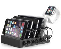 Wholesale Cell Phone Chargers Multi Device Charging Station Stand Desktop Organizer Compatible with Port USB Charger for Smartphones and Tablets