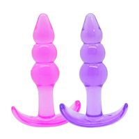 Wholesale RomeoNight Jelly Waterproof Anal Sex Toys Butt Plug Stopper Adult Sex Products Sex Toys for Women q1106