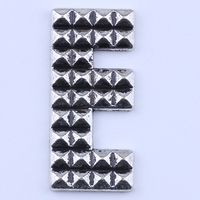 Wholesale 500pcs antique silver copper plated metal alloy hot selling Little E letter Pendant charms floating y