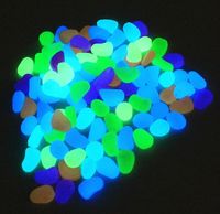 Wholesale Solar Glow Stone Simulation Lightweight Luminous Pebble Stone For Home Fish Tank Decor Garden Corridor Decorations
