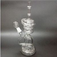 Wholesale Glass Water Smoking Pipe Percolator Pipes Honeycomb Disk Bong With Arm Tree Perc Vase Height Colors Assorted