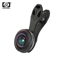 Wholesale APEXEL Super Fish eye fisheye degree X Super Wide Angle Cell Phone Camera Kit for iPhone s Xiaomi phones F lens