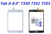Wholesale OEM for Samsung Galaxy Tab A T350 VS T351 T355 Touch Screen Panel Digitizer Glass Lens with Adhesive Tape Replacement Parts