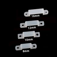 Wholesale 8mm mm mm mm LED Fixing Silicone Mounting Clips For V V LED Strip Light Connector