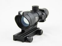 Wholesale ACOG Style x32 Green dot Scope With Green Fiber Tactical Real Fiber Riflescope