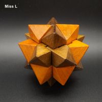 Wholesale Funny Chinese Traditional Wooden Ball Intelligence Toys For Adult Kong Ming Lock Puzzle Educational Prop Teaching Toy Gift