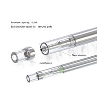 Wholesale 2018 Hot New Disposable Bud D1 Glass CO2 Cartridge Thick oil Ceramic Coil Atomizers Vapor Pen Starter Kit O Pen Vape Battery