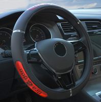Wholesale Hot Sell Drangon Design Leather Auto Car Steering Wheel Cover CM Anti catch Holder Protector