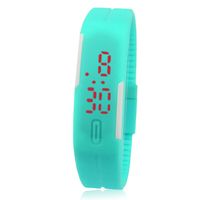 Wholesale Hot sale Fashion Men Candy Silicone Strap Touch Square Dial Digital Bracelet LED Waterproof Sport Wrist Watch Women Kids Watches