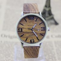Wholesale Classical Bamboo Wooden Watch New Arrival Women Wristwatches High Quality Vintage Style Men Dress Watch PU Leather Quartz Watch