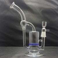 Wholesale New Recycler Glass Bong Bubbler Water Pipe BEAR MOUNTAIN RECYCLERS With Glass Dome Glass Nail Joint Size MM