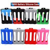 Wholesale 3 Battery Silicone Case Protective Rubber Cover Skin Protector Holding for Battery E Cigarette Colorful DHL Free