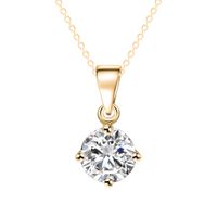 Wholesale Pendant Necklace Silver Gold Plated Locket Necklaces Diamond Gemstones Fashion Jewelry Gold Necklaces