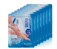 Wholesale 100 Safe Pair Exfoliating Foot Mask Soft Feet Remove Hard Dead Skin Dry Skin Treatment one Pair in stock