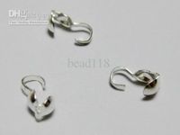 Wholesale Hot Sales Silver Plated Bead Tips End Crimps mm DIY Jewelry