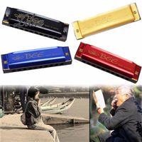 Wholesale New Arrival BEE Holes Tone C Key Harmonica Mouth Organ For Woodwind Musical Instrument Lover Gift Toy