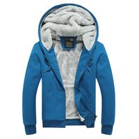 Wholesale Winter New Brand Men Fur Hooded Jackets Windbreaker Mens Hoodies And Swearshirts B