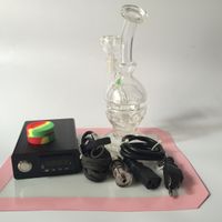 Wholesale E nail kit With Ti Nail Glass Bong Electronic Temperature Controller Box For DIY Smoker Dnail Coil Wax Dry Herb box dabber
