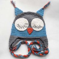 Wholesale Baby Crochet Hats Boys Girls Caps Animal Winter Infant Beanie Children Fashion Hand Knitted Kids Wool