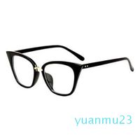 Wholesale Luxary Vintage Cat Eye Square Frame Spectacles Unisex Clear Lens Full Frame Non prescription Optical Glasses Fashion Outdoor Eyewear