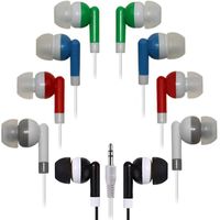 Wholesale Bulk Earbuds Earphones Pack Disposable Ear Buds Headphones for School Classroom Libraries Hospitals Theatre Museu