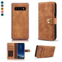 Wholesale For Samsung S10 S10 Plus High Class Luxury Flip Leather Phone Case With Card Slot PU Mobile Phone Cover For Samsung