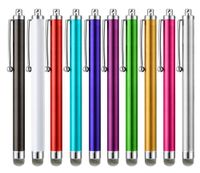 Wholesale 10 Colors Fiber Stylus pen High Quality Capacitive Touch Screen Pen For Iphone S X XR XS MAX Samsung Huawei Tablet