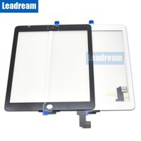 Wholesale 20PCS OEM Touch Screen Glass Panel Digitizer For IPad Air Ipad A1567 A1566 Balck And White Free DHL