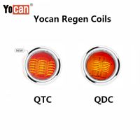 Wholesale Original Yocan Regen QTC Coils Quartz Tri QDC Dual Coil For Wax Clean Vapor pack